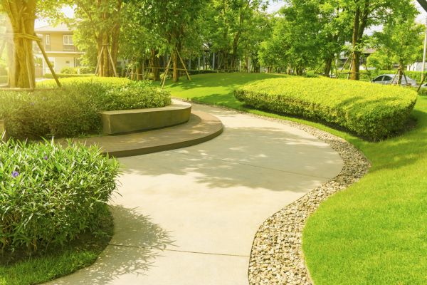 Cement Walkway Installation in Summerville