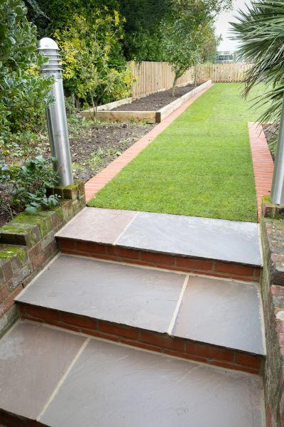 Backyard Steps Installation in Summerville
