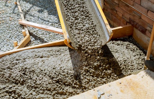 Cement Walkway Pouring in Summerville
