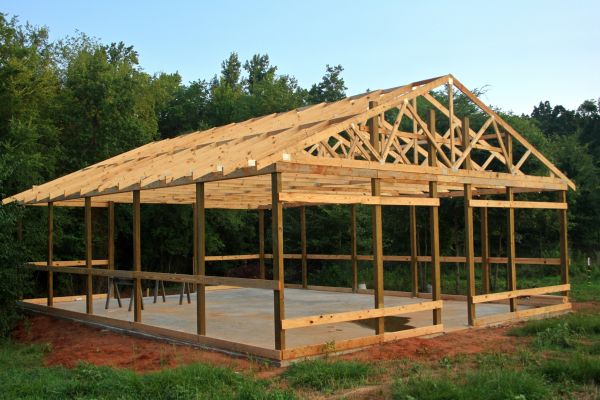 Barn Pad Installation in Summerville
